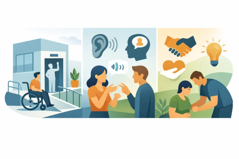 Acessibilidade arquitetônica comunicacional e atitudinal