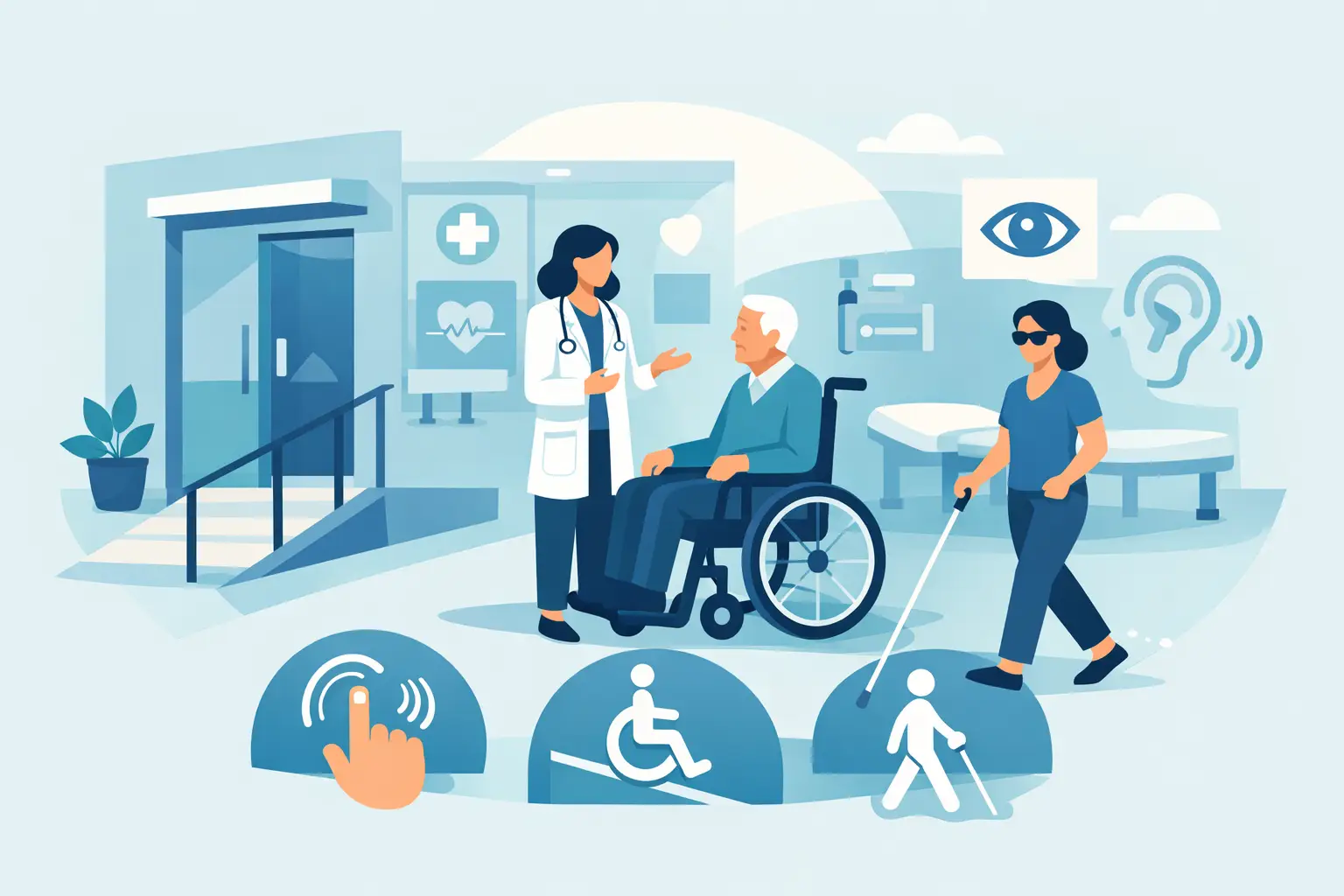 Acessibilidade para clínicas médicas na prática