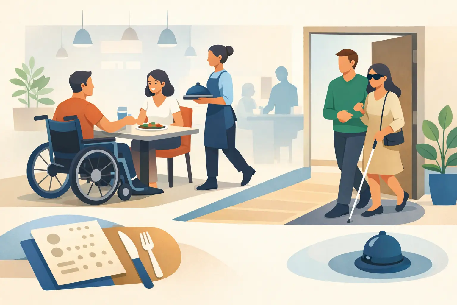 Como garantir acessibilidade em restaurantes